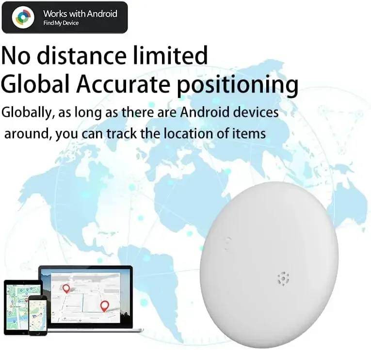 Portable Anti-loss Bluetooth Tracker Waterproof Item Locator Global Positioning Tag for Bag Key Wallet Pet Finder Device
