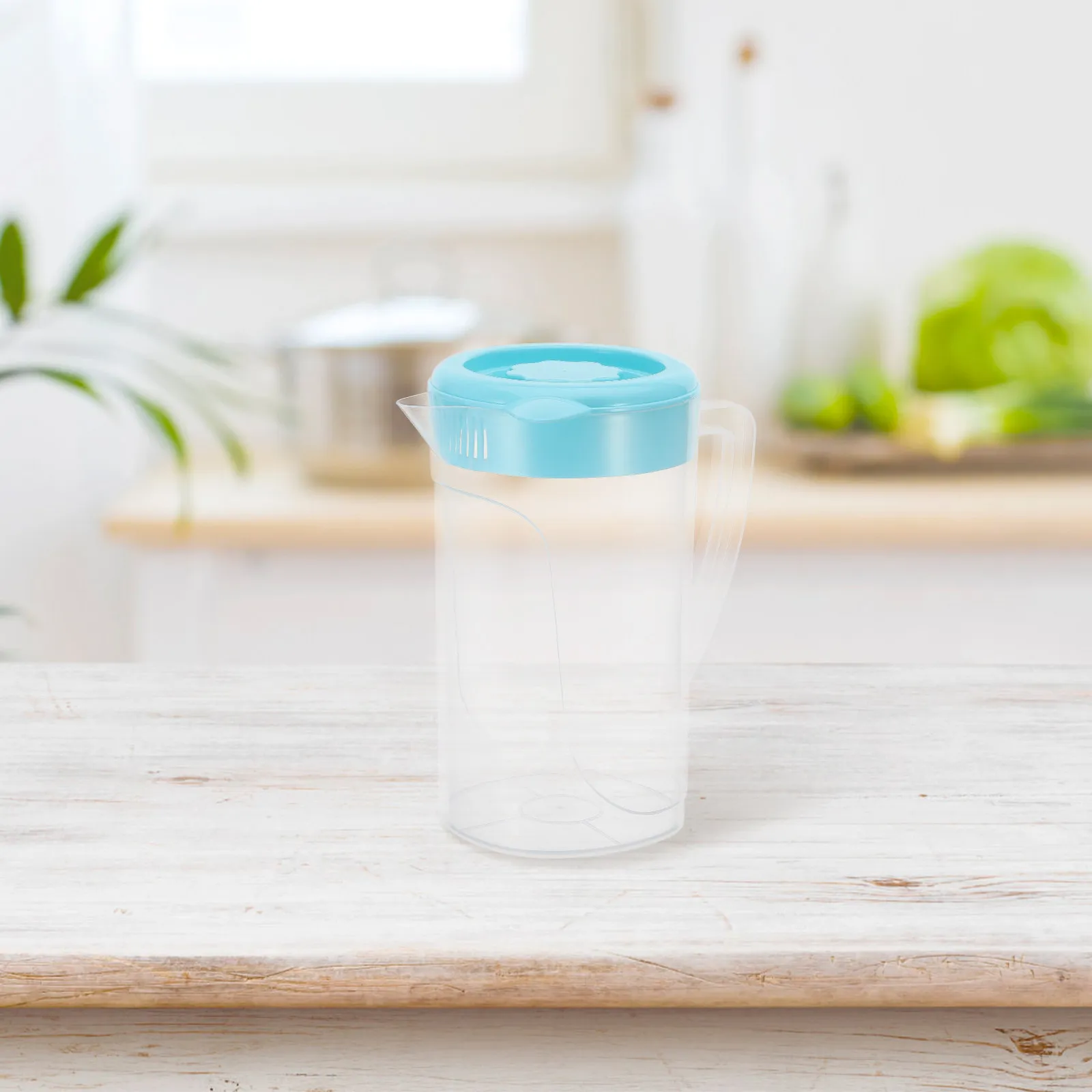Family Size Diffuser Tea Pitcher Plastic Lid Spout Shatterproof Water Jug Party Drink Container Ice Tea Infuser