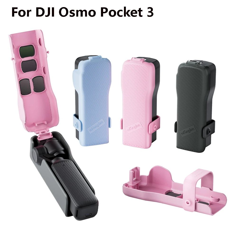 

For DJI Osmo Pocket 3 Protective Case Camera Lens Screen Protector Anti-fall Flip Cover Quick Release Case For Pocket3 Accessory