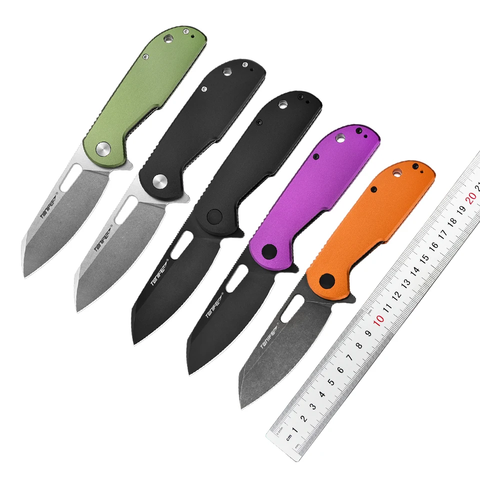 

TONIFE Galaxy EDC Folding Pocket Knife with D2 Steel Blade and Aluminum Handle, for Camping and Everyday Carry Outdoor Tool