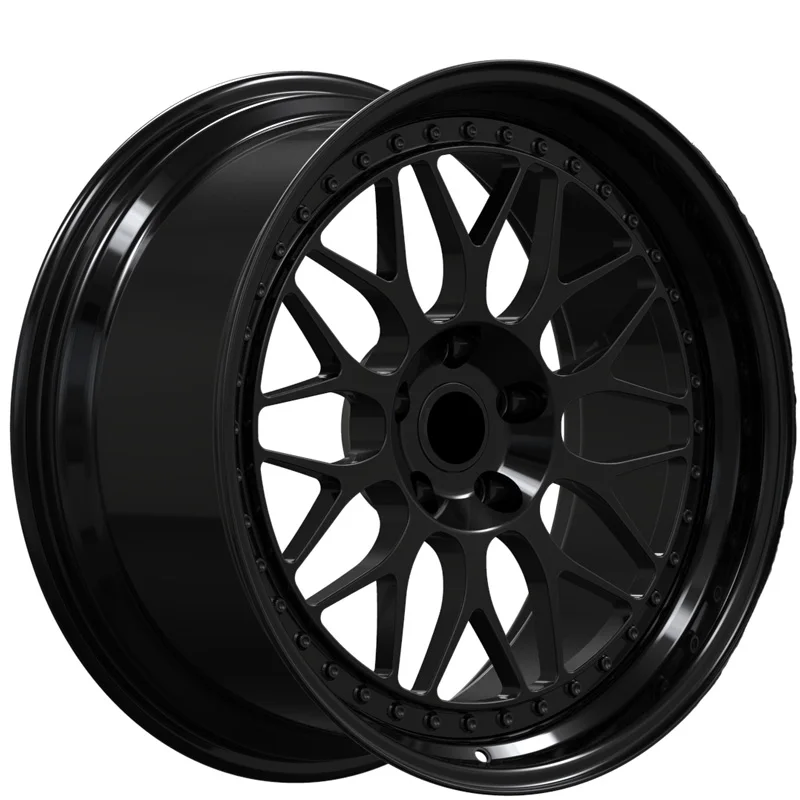 Custom Forged Car Wheel Rims Aluminum Alloy Bright Black Off-road Wheel Rims High-end Car Wheel For Bmw E39 E88 E92 R56 Rims LM