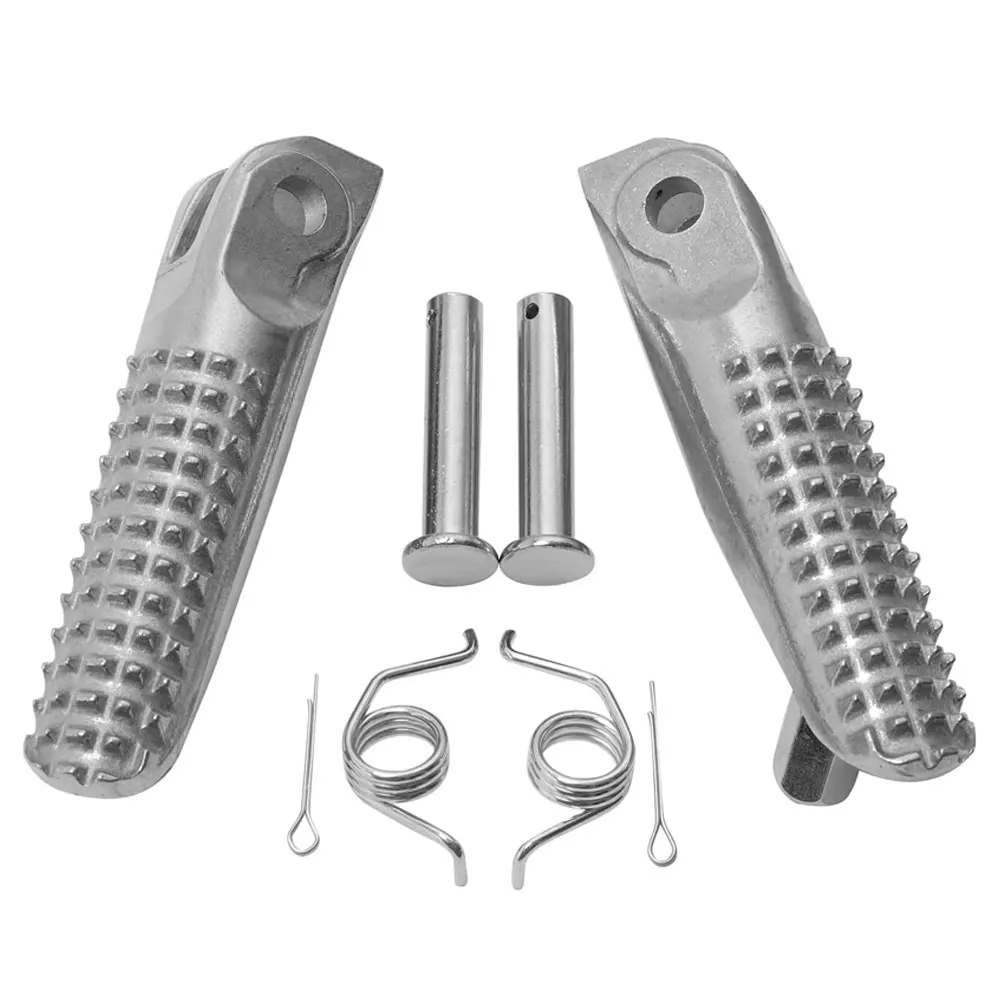 دراجة نارية فضي الجبهة مساند القدم أوتاد القدم لياماها MT09 SP XSR90 MT-09 YZF R7 YZF-R7 YZFR7 2021 2022 2023 2024 2025 #3