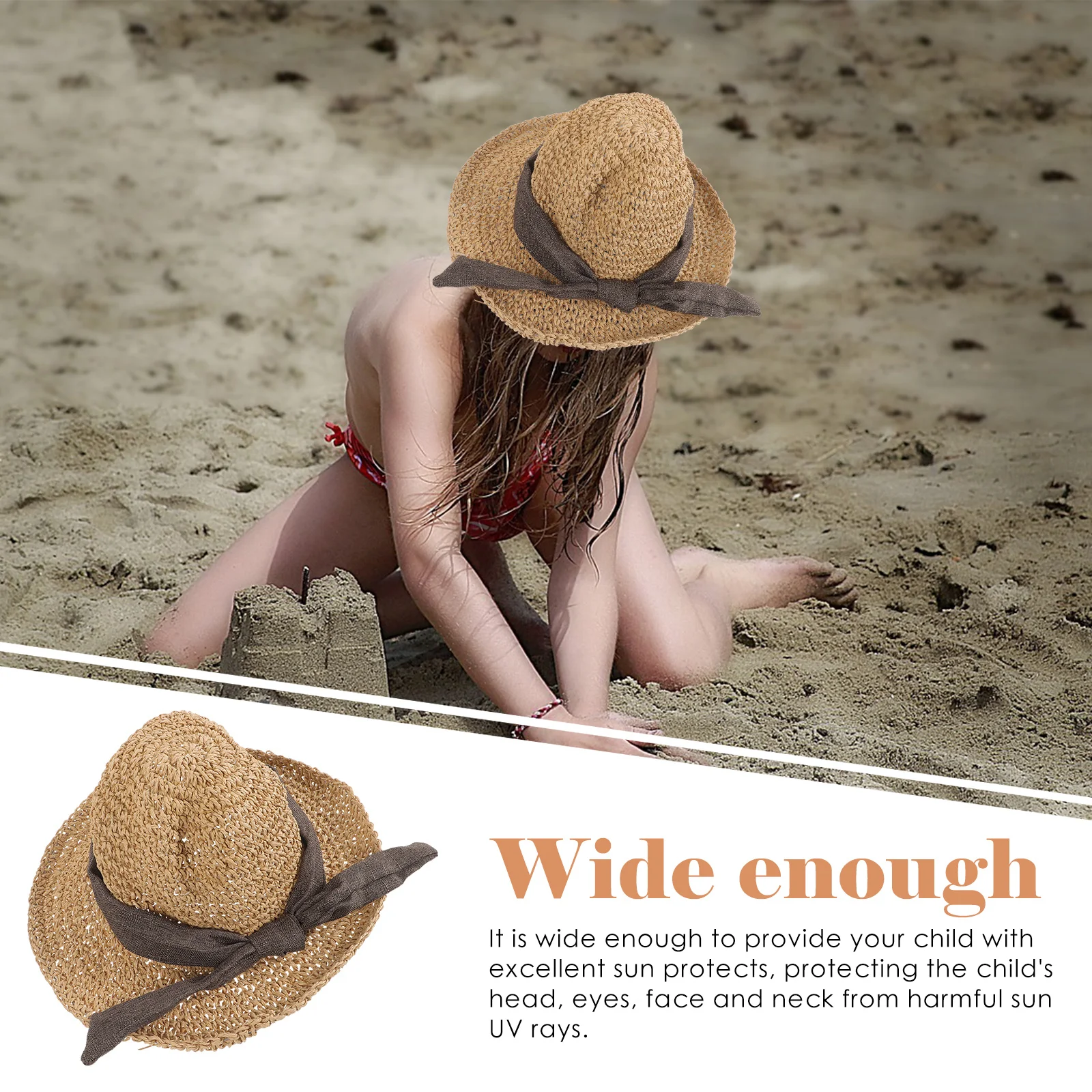 

Sun Protection Hat Foldable Wide Brim Beach Bucket Sun Block Cap Hat For Outdoor Travel Camping Cap