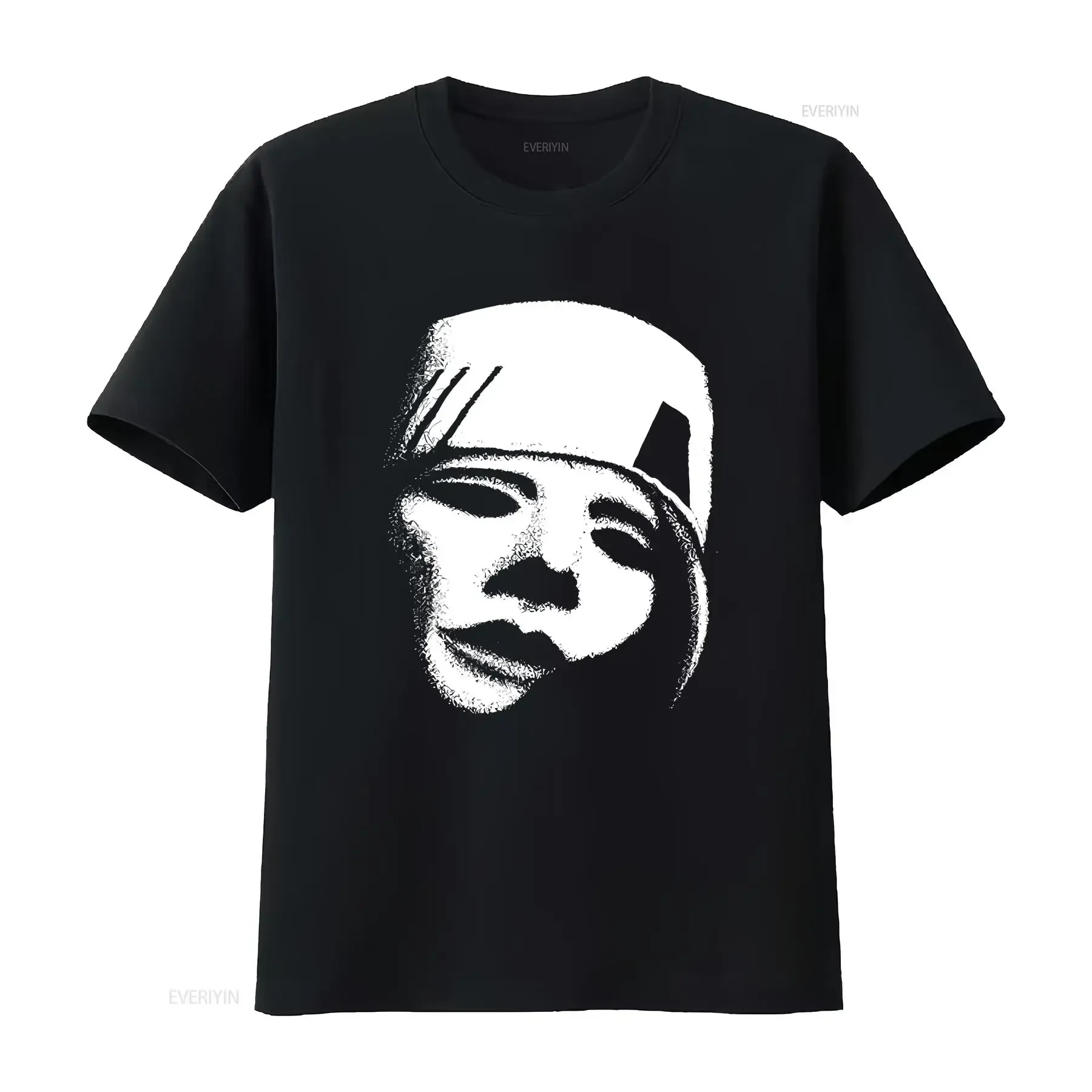 HOT Black T Shirt With The Face Of BucketHead All Color Sizes S 5XL vintage Washed Slightly streetwear Comfortable homme