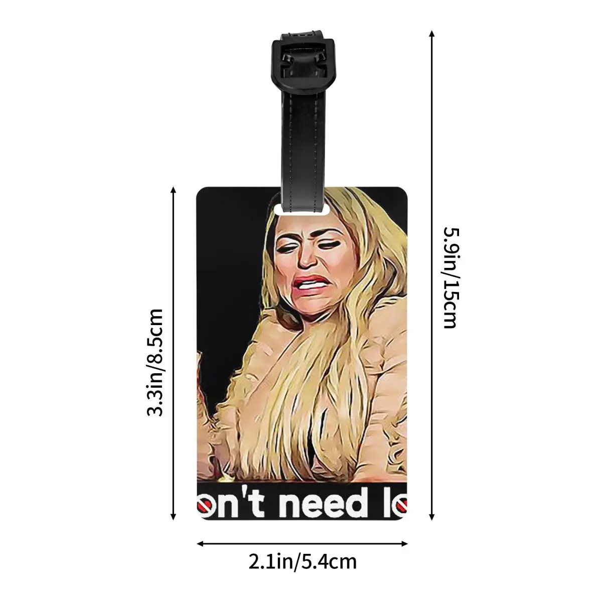 ربطة 90 يومًا - دارسي لا تحتاج إلى علامات الأمتعة الحب حقيبة سفر عصرية للأمتعة الصعود علامة التسمية حامل معرف اسم العنوان #4