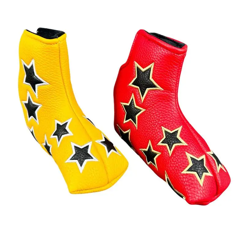 

Защита головы клюшки для гольфа Магнитные L-образные чехлы на голову клюшки для гольфа Чехлы на голову клюшки для гольфа с плюшевой подкладкой для тренировочного поля