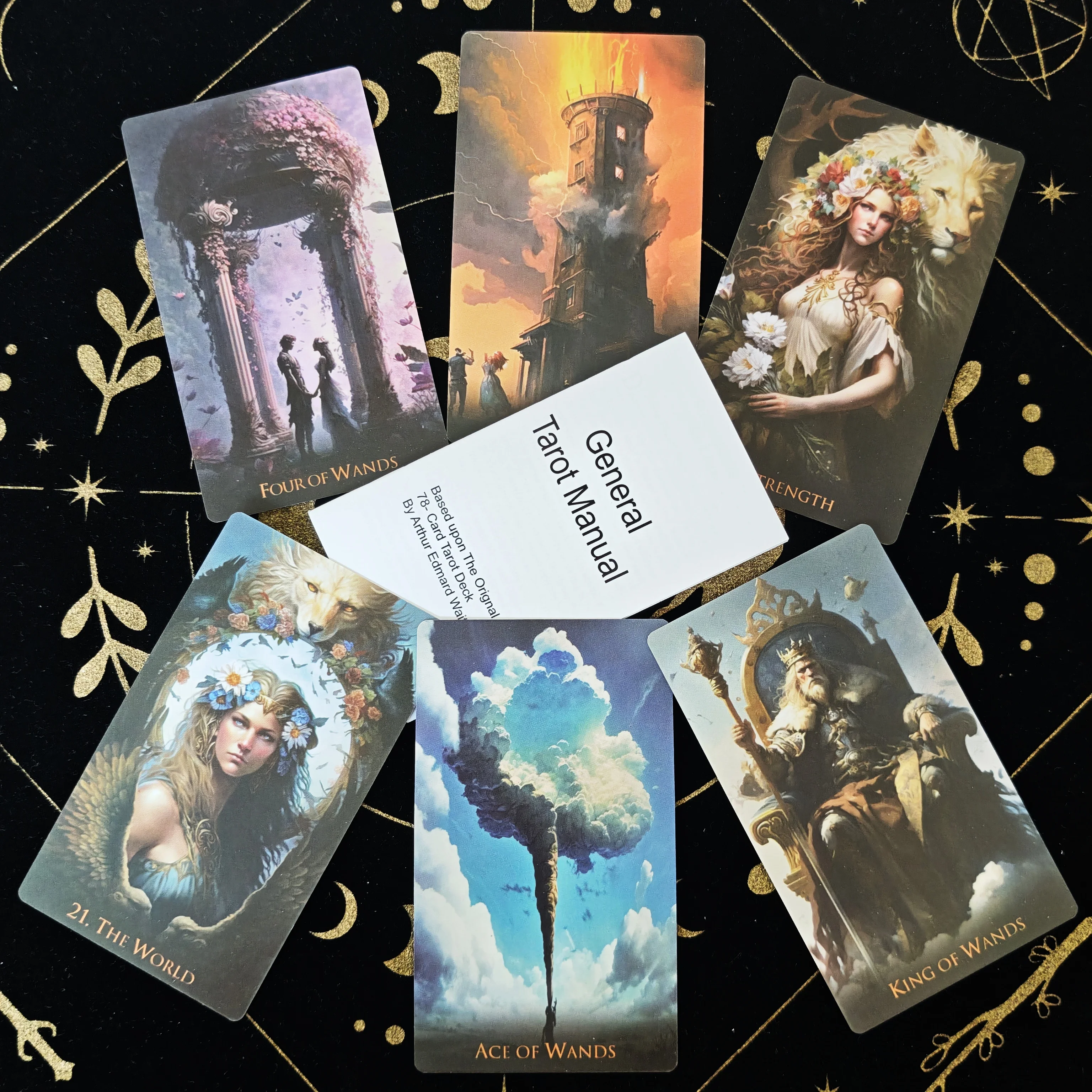 

12*7cm Weird World Tarot 78 Cards Tarot Deck