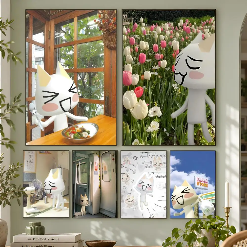 D-Doko Demo Issyo L-Inoue Toro Poster Wall Art Home Decor Living Room Bedroom Office Dorm Apartment Gift