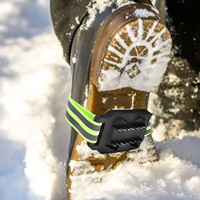 14 Teeth Reflective Anti-slip Crampon Spikes Grippers for Shoes Ice Snow Walking Climbing Outdoor Non Slip Shoe Cover