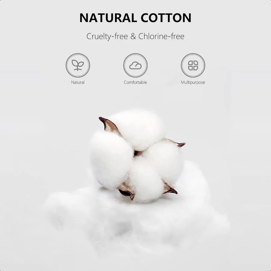 1000本入り 小さな綿棒 丸型スパイラル ベビーの耳鼻掃除 化粧品 個人衛生に最適