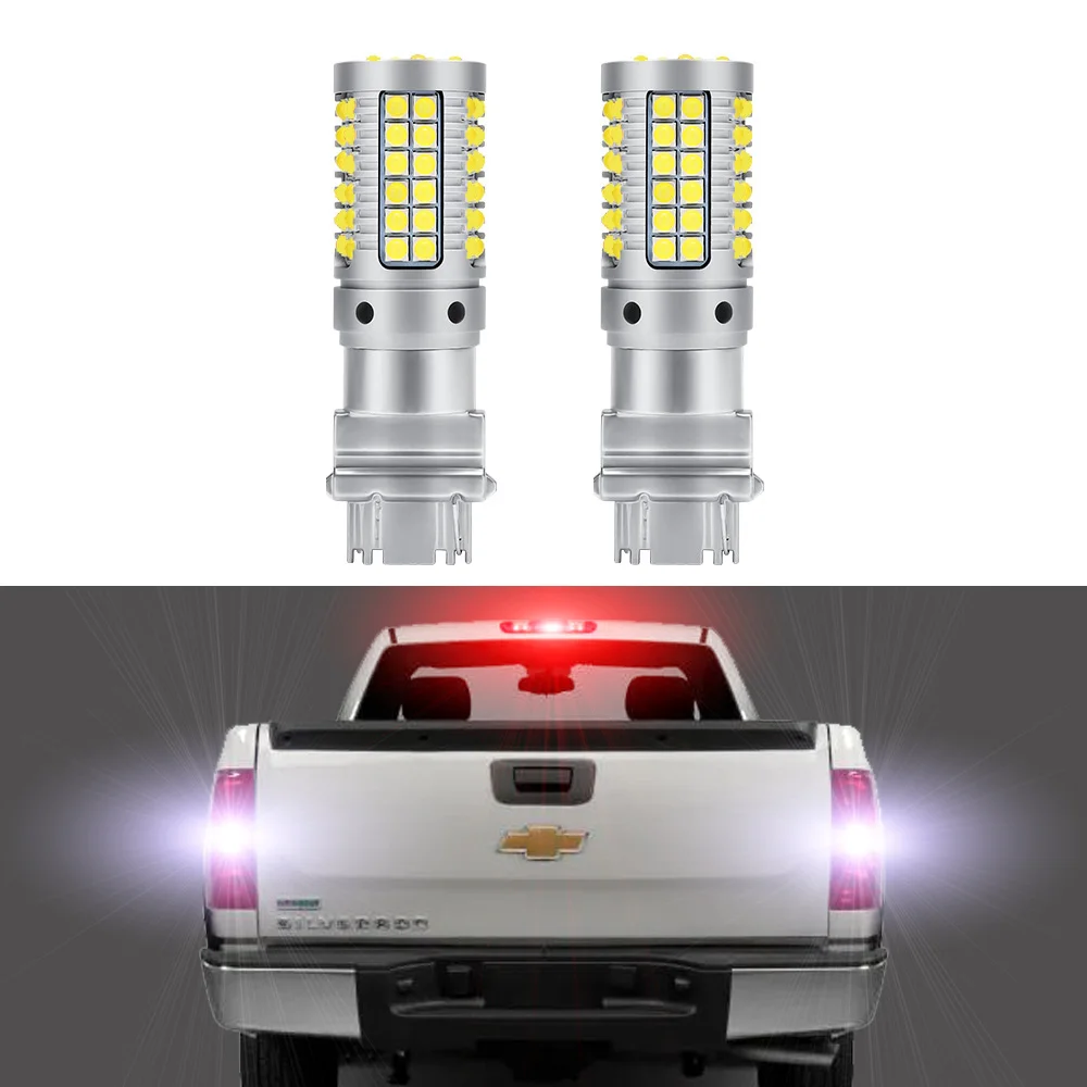 

2Pcs Canbus For Chevrolet Silverado 1500 2500 3500 2008-2013 Led Backup Reverse Cargo 3rd Brake Light