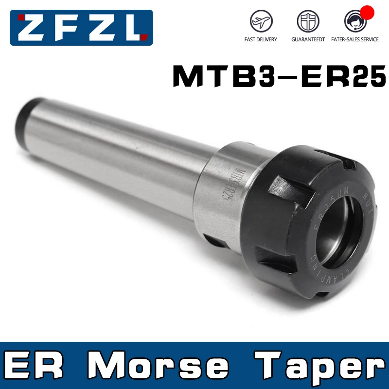 1PC MT3 ER25 Morse Taper MTA3 MTB3 ER25 Collet Chuck Tool Holder For CNC Milling Lathe Tool