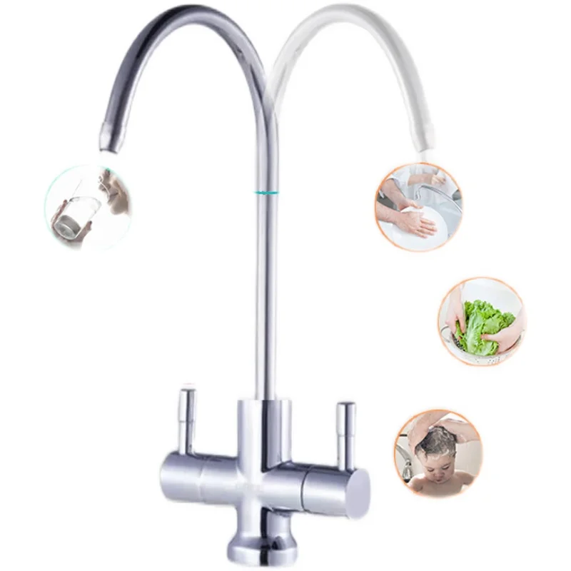 Water purifier intelligent direct drinking domestic water machine RO reverse osmosis faucet filter dual outlet