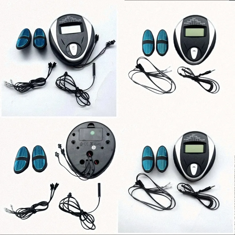 Exercise Bike Display with Calorie Tracking Heart Rate Monitor Speed Distance and Step Count for Fitness Cycling Workouts