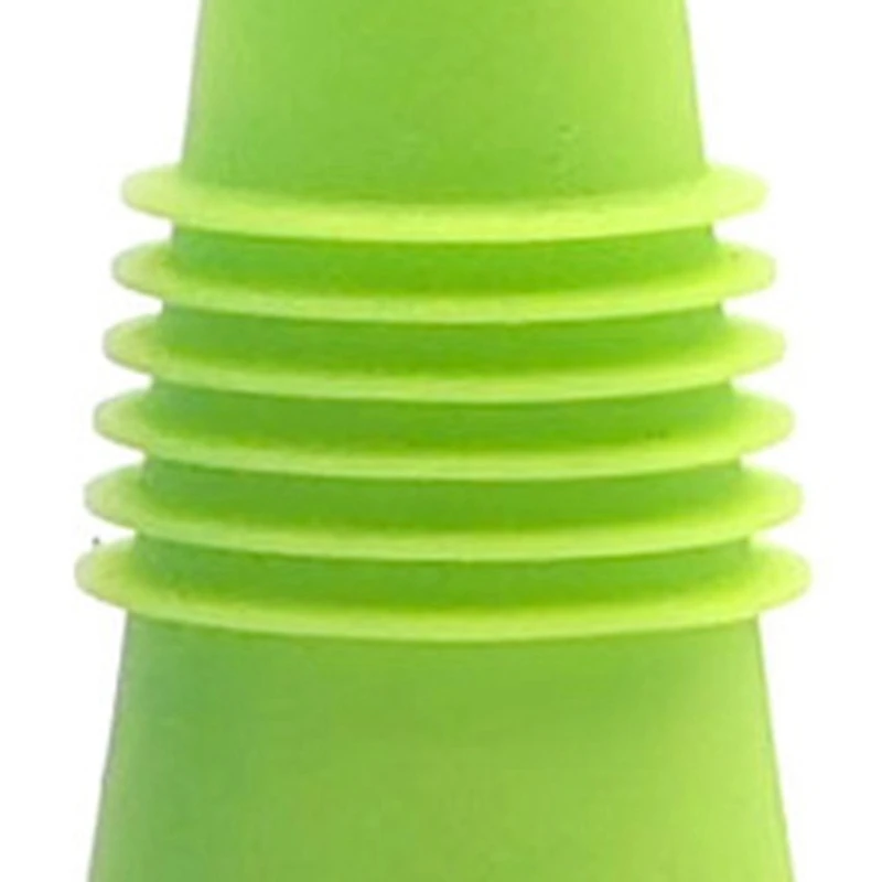 Tappi per vino Tappo per vino in silicone Tappo per bottiglia per condimenti per bottiglie di vino Nero