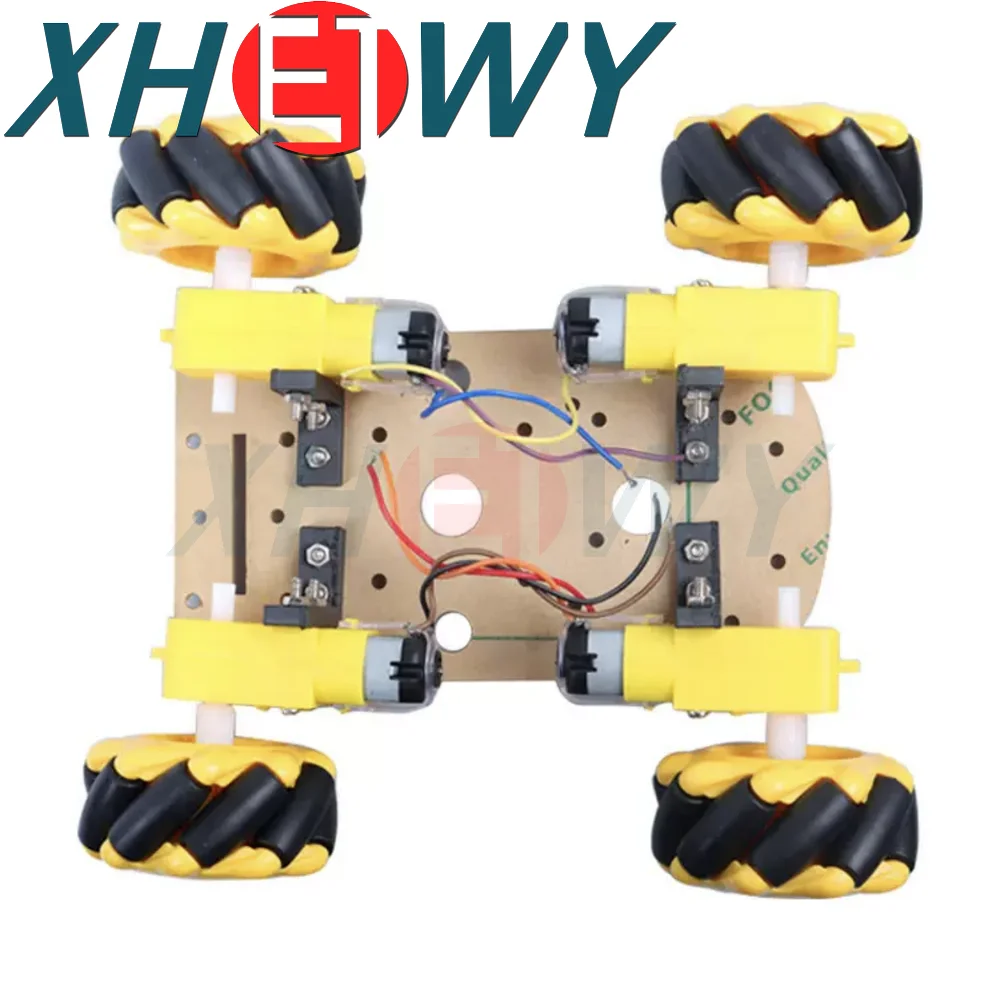 48mm 60mm 80mm High Hardness Plastic Mecanum Wheel Omni-Directional for TT Motor Smart Robot Car with 6mm hubs