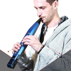 I8 Lcd Electric Radio Blowpipe Saxophone Electric Torch Usb Cable Mouthpiece 83 Types Timbre Wireless Transmitter Instrument