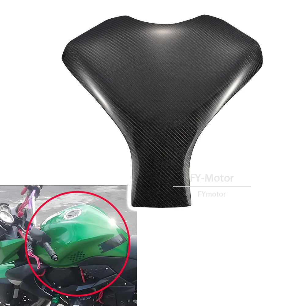 

Carbon Fibre Fuel Tank Shelter Protector Cover Fit For Kawasaki Z1000 2010 2011 2012 Motorcycle Accessories