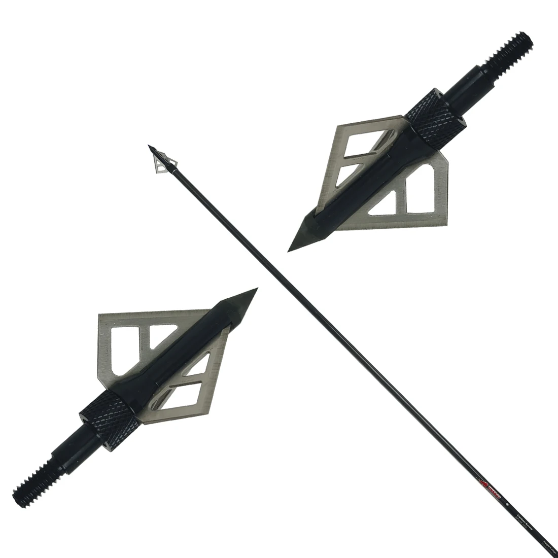 Broadheads 100gr Points Tips for Carbon Arrows Arrowheads for Bow Longbow Hunting 12pcs