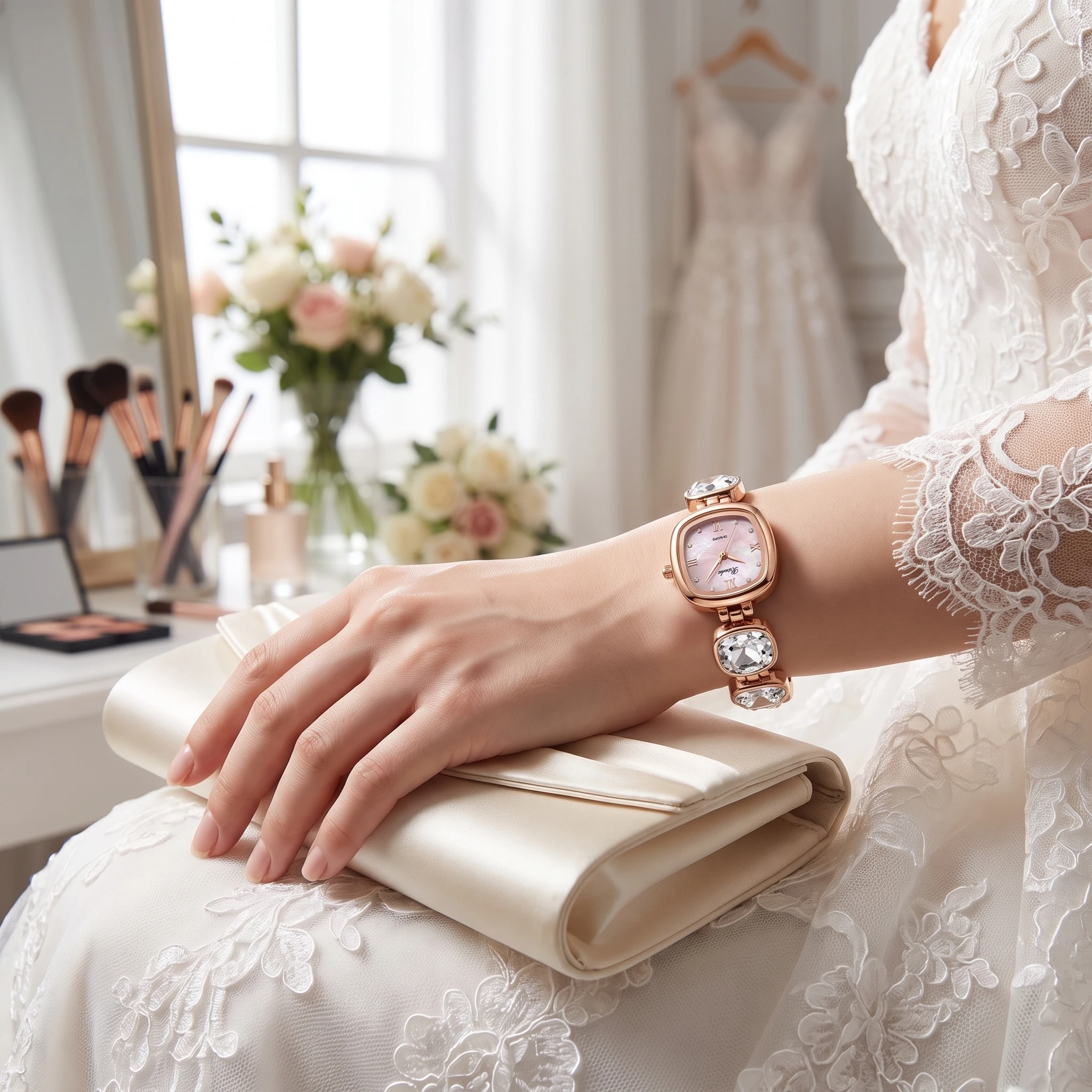 ダイヤモンドがちりばめられたファッション高級女性用腕時計、ギ - Luxury Watch With Green Dial のレビューと価格