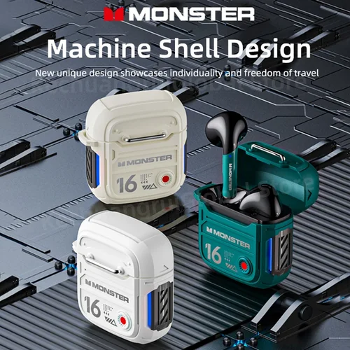 Monster Xkt16 Auriculares Bluetooth 5,3 Diseño Mecánico