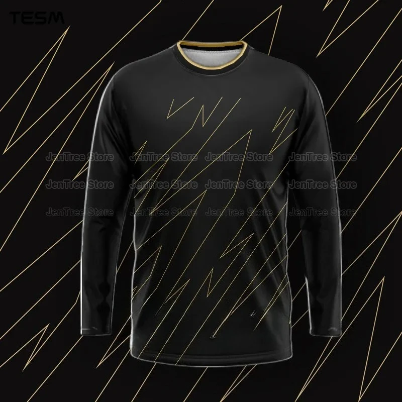 

Spring and Autumn Long-sleeved T-shirt Men's Sports T-shirt Summer Breathable Children's Outdoor Leisure Round Neck