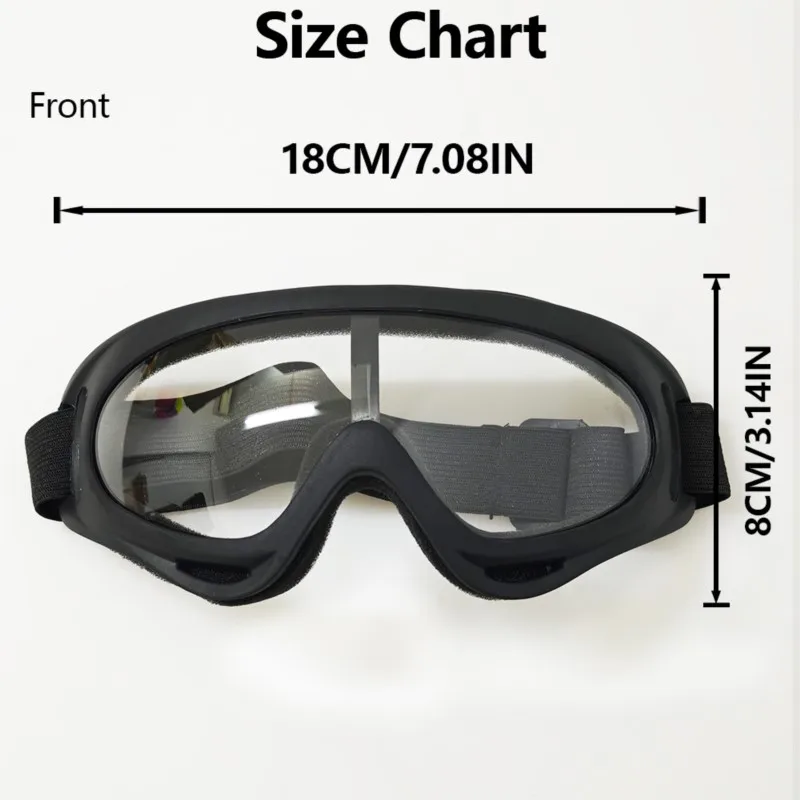High Performance Eyewear Anti Slip Padding Wind & Dust Barrier for MX Racing Skiing Outdoor Offroad Sports