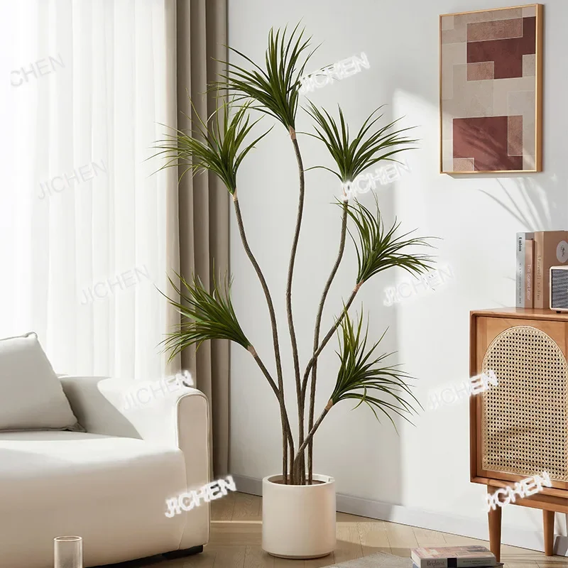 

HSFlowers, green plants, millennial trees, floor-to-ceiling potted plants, indoor landscaping plants, bionic dracaena, living ro