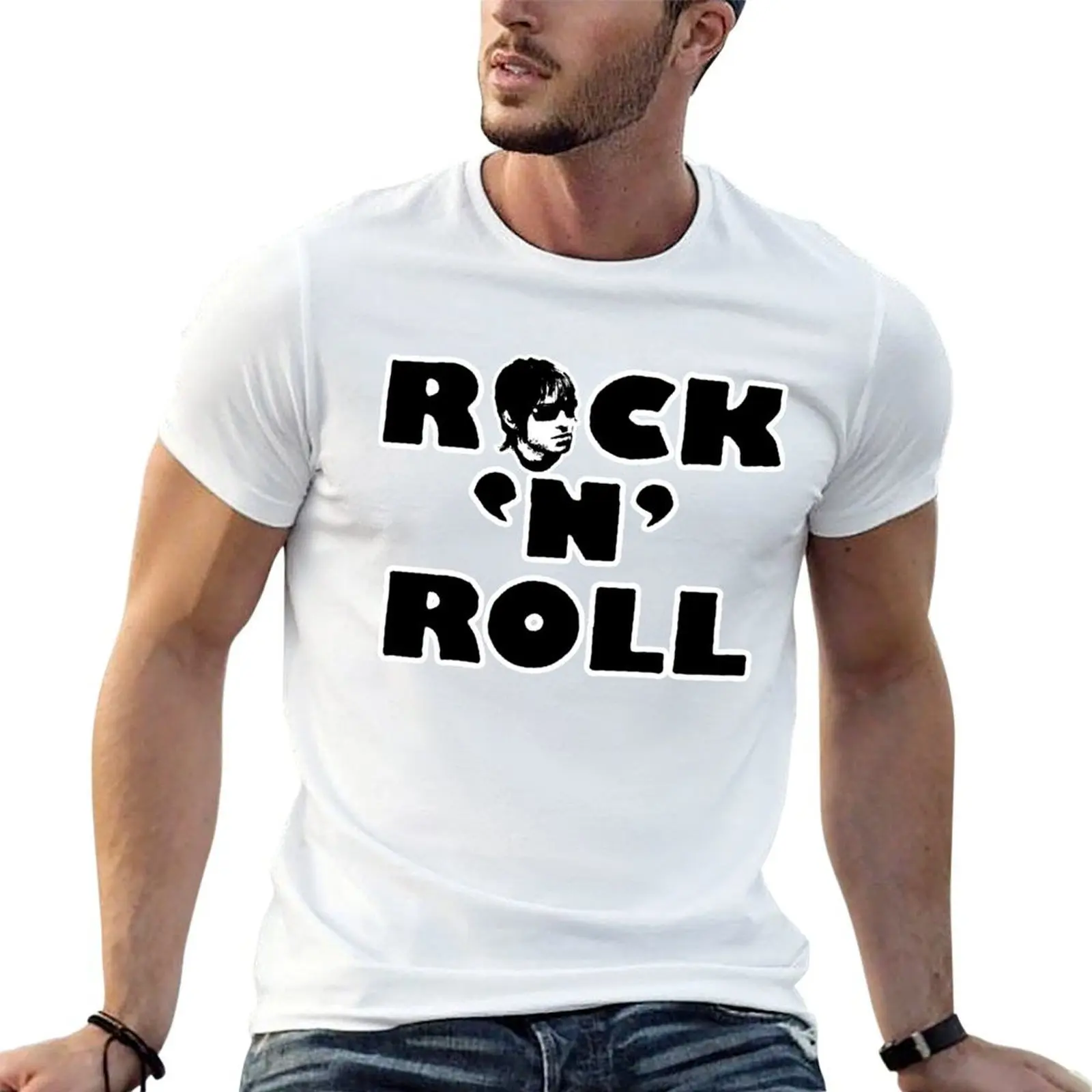 

Rock N Roll - Liam Gallagher T-Shirt man t shirts cotton t shirt man designer t shirts designer T-Shirt