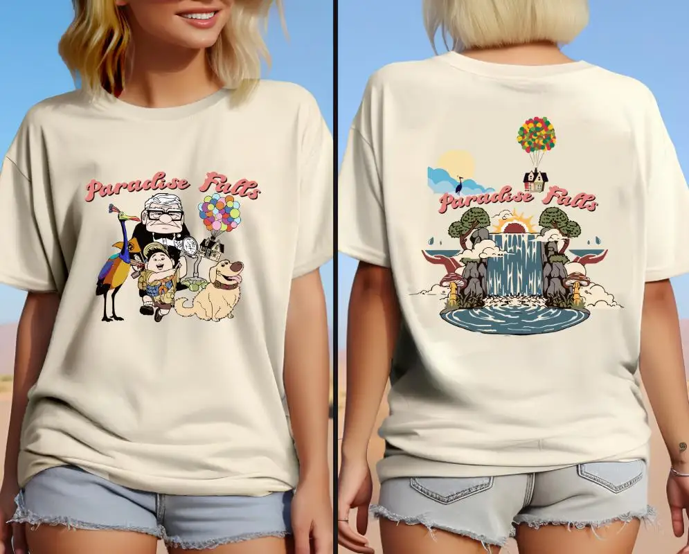 Retro Disney/Pixar Up Shirts Disney/Pixar Up Characters Disney Carl and Ellie Shirts Family Shirts Disney/Pixar Up Family Shirts