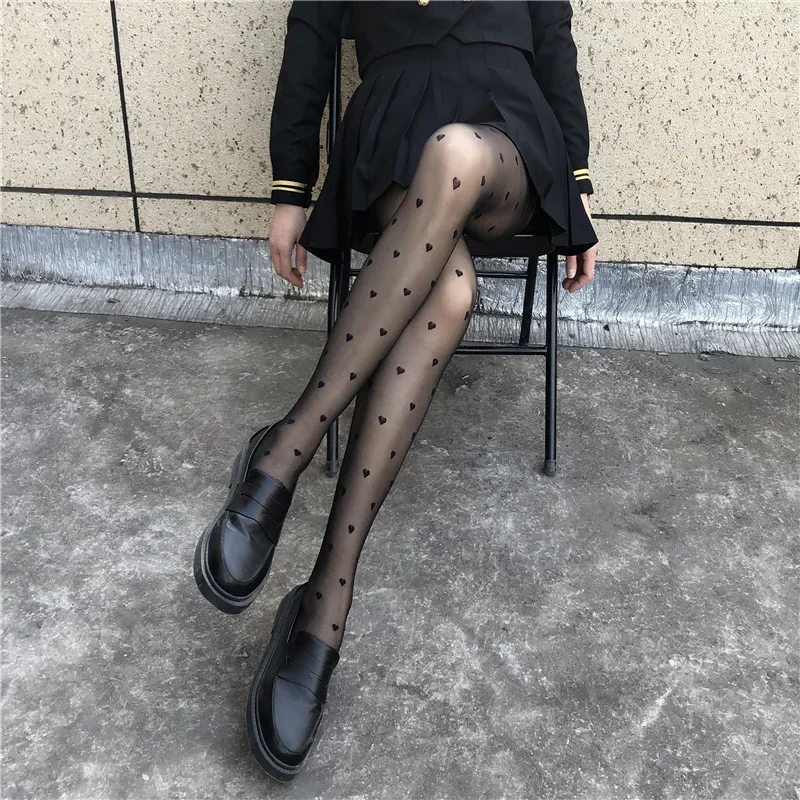 

Sexy Fishnet Tights Bottomed Lace Leggings Women Skull Mystery High Waist Body Stockings Gothic Lolita Mesh Pantyhose Nue Sexy