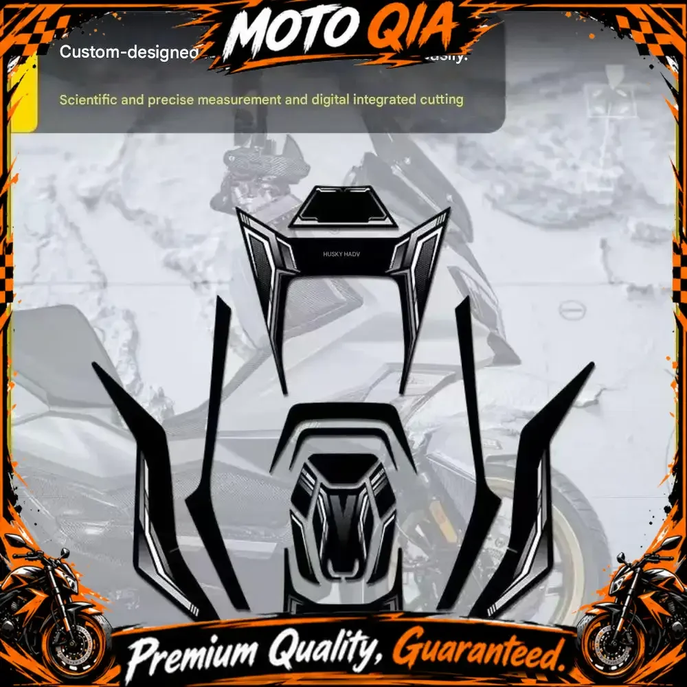 Suitable for SYM Husky ADV300 and ADX 300 modified fuel tank stickers, protective films, anti-wear and anti-slip decals.