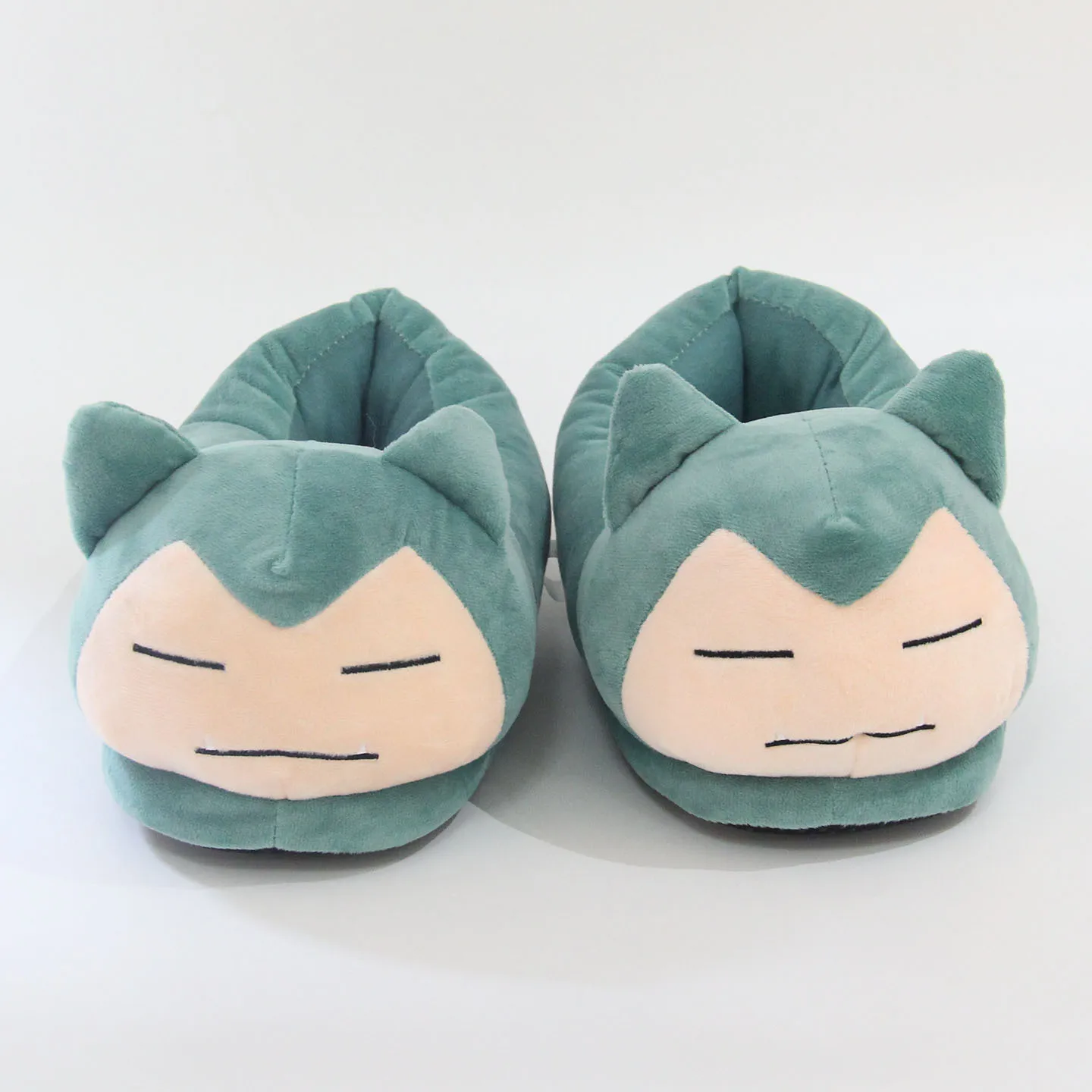 Bandai Cartoon Anime Pokemon Snorlax Eevee Pikachu Gengar Winter Haus Warme Schuhe Paar Nette Unisex Baumwolle Hausschuhe 7