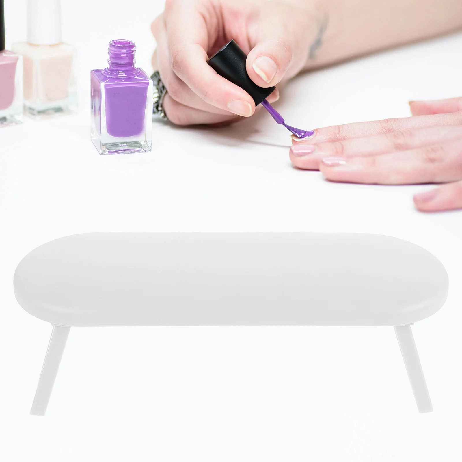 طوي مسمار الذراع الراحة مانيكير حامل اليد مريح المعصم حامل داعم للأظافر التكنولوجيا المحمولة مكتب استخدام دائم مسمار أداة فنية #1