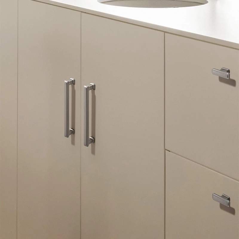 Zinc Alloy Handles for Furniture Minimalism Handles for Cabinets and Drawers Bedroom Wardrobe Cabinet Door Shoe Cabinets Pulls