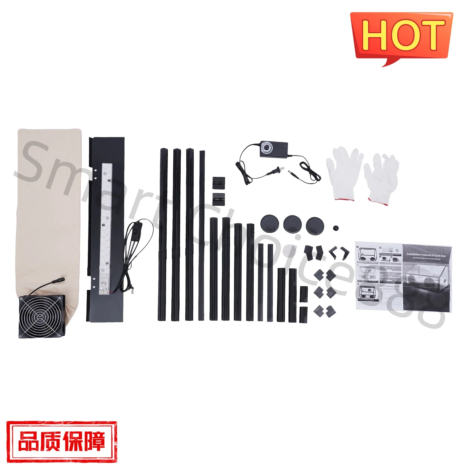 Acrylic Dust Box Transparent Acrylic Cover Durable Acrylic Dust Box Cover for Carving Grinding