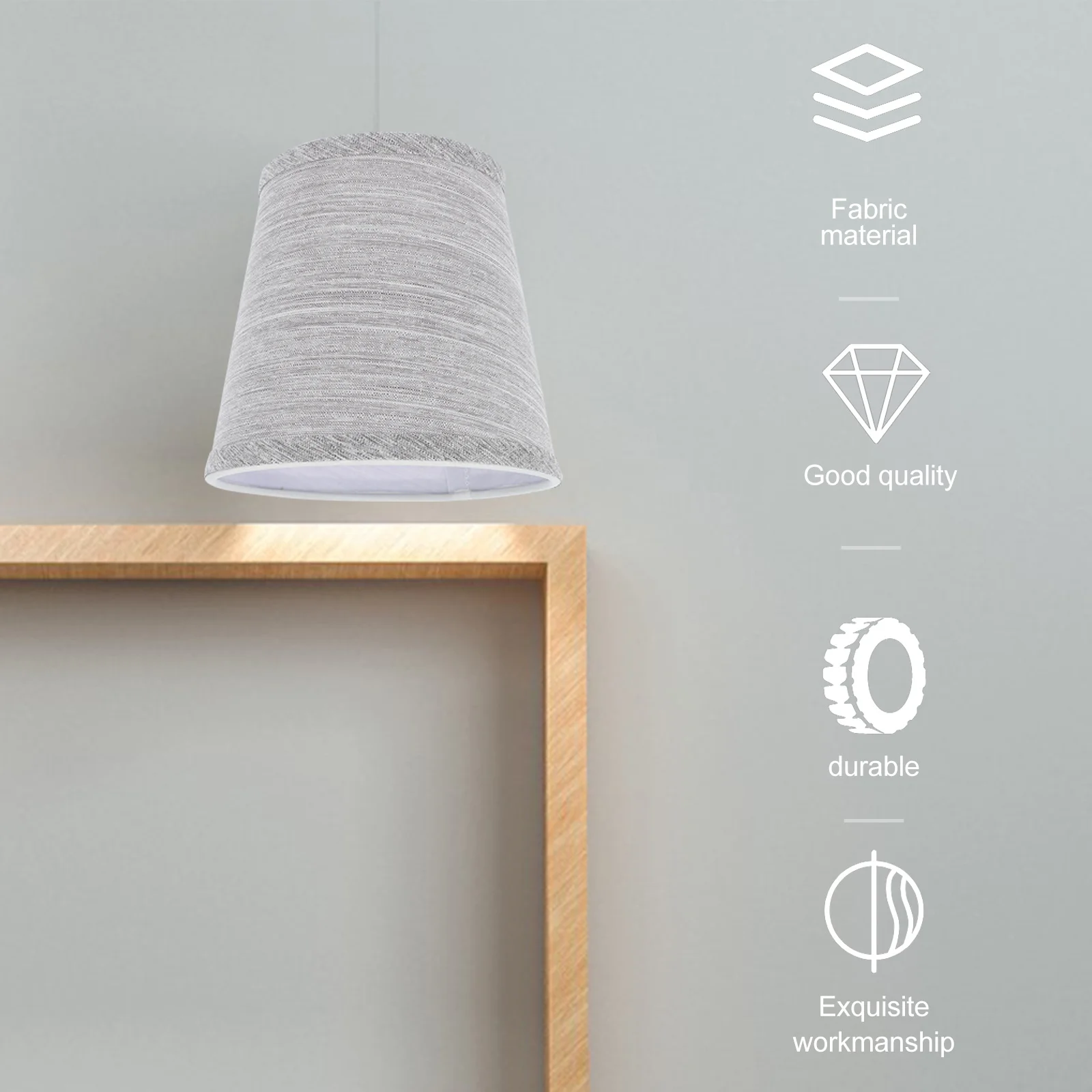 

1Pcs Fabric Lampshade Premium Quality Modern Cloth Art Lamp Shade Cover for Floor Pendant Wall Light Fabric Lampshade