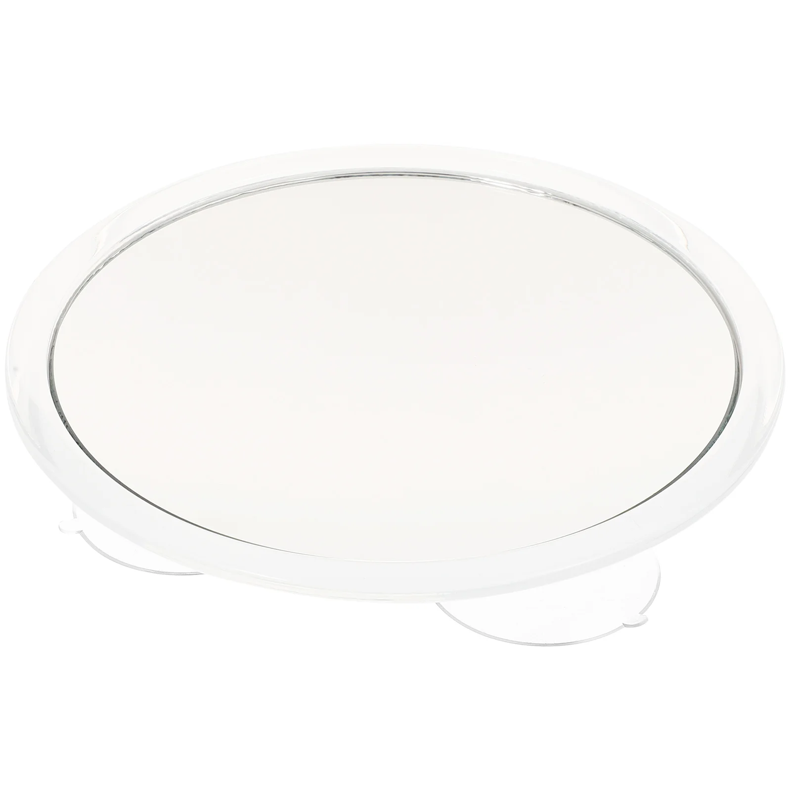 Single Side Nail-Free Magnifying Makeup Mirror 15x Round Suction Cup Compact Mirror Portable Travel Vanity