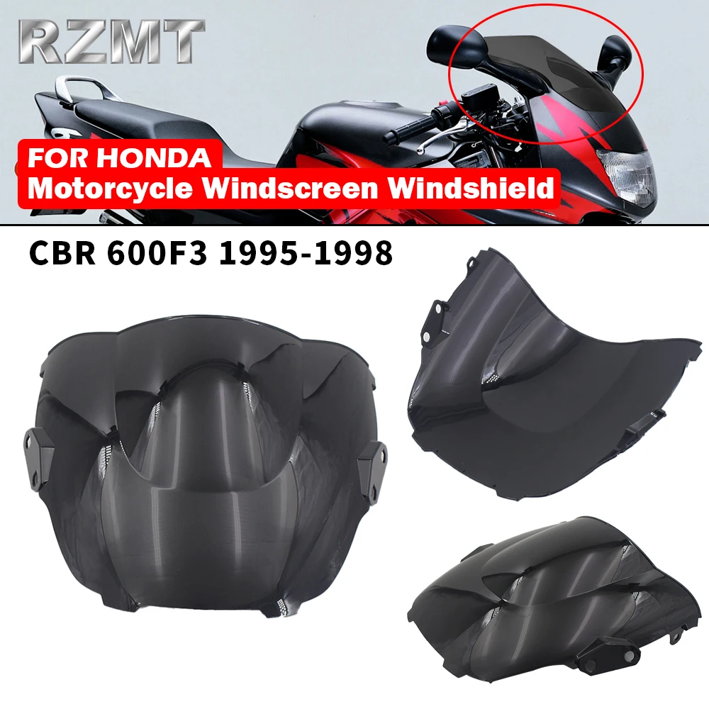 

For Honda CBR600 F3 CBR 600F3 1995-1998 Windscreen Windshield Shielda Double Bubble Wind Deflector Motorcycle Accessories