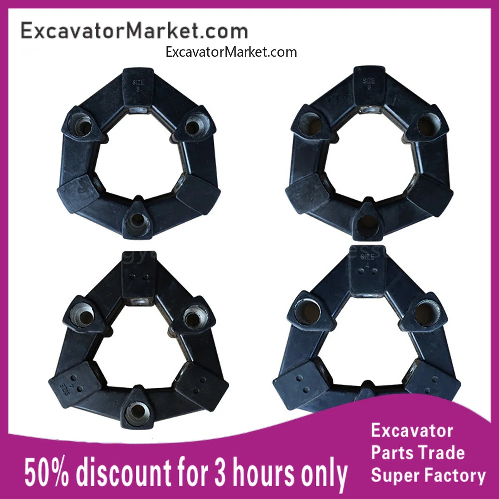 Excavator Spare Excavator Parts Hydraulic Pump Engine Connection Rubber Coupling Coupling 4as 25as 30as 28as 50as 90as