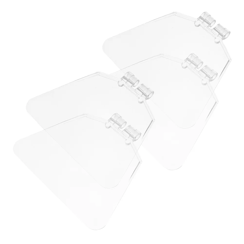 4 Pcs Bench Eye Cover Guard Device Transparent Shields For Tools Protective Eyeshield Grinder Accessories Abrasive Tools