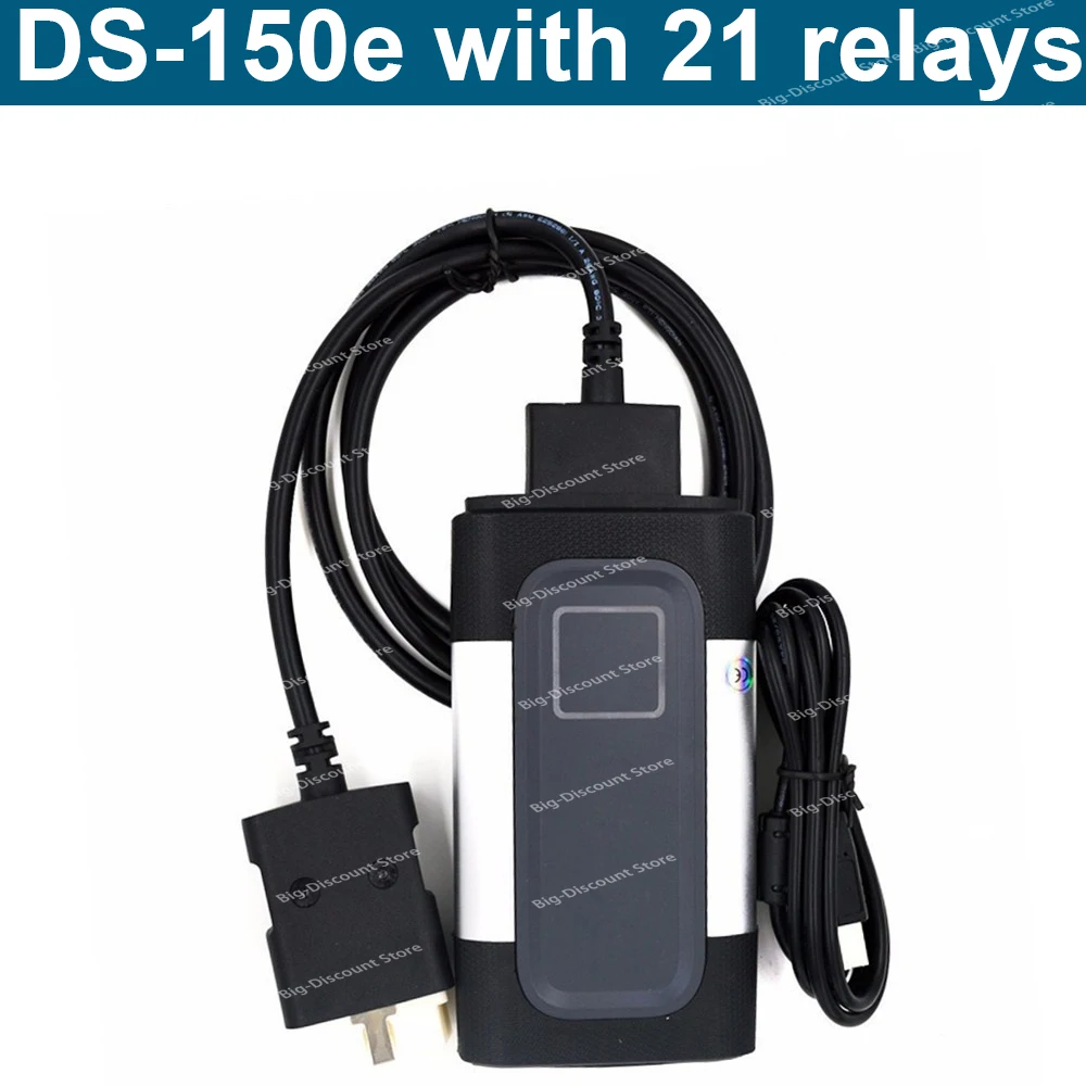 

DS-150E 2024 NEWEST Best Obd2 Scanner 2021.11 Keygen VD Bluetooth for D-EL-PHIS ORPDC Cars Trucks Diagnostic Tools 21 relays