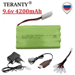 9.6v 4200mAh akumulator Nimh dla zabawki zdalnie sterowane samochody zbiorniki Robot Guns łodzie 9.6v akumulator AA 3000/3500mah (wtyczka Kep-2p)