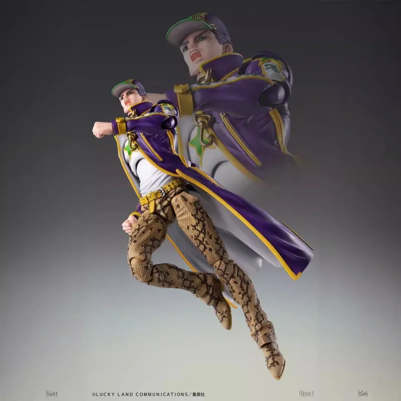 Medicos Jojo Bizarre Adventure Jotaro Kujo Stone Ocean Super Action Statue Articulated Boxed Collectible Figure For Anime Fans view 4