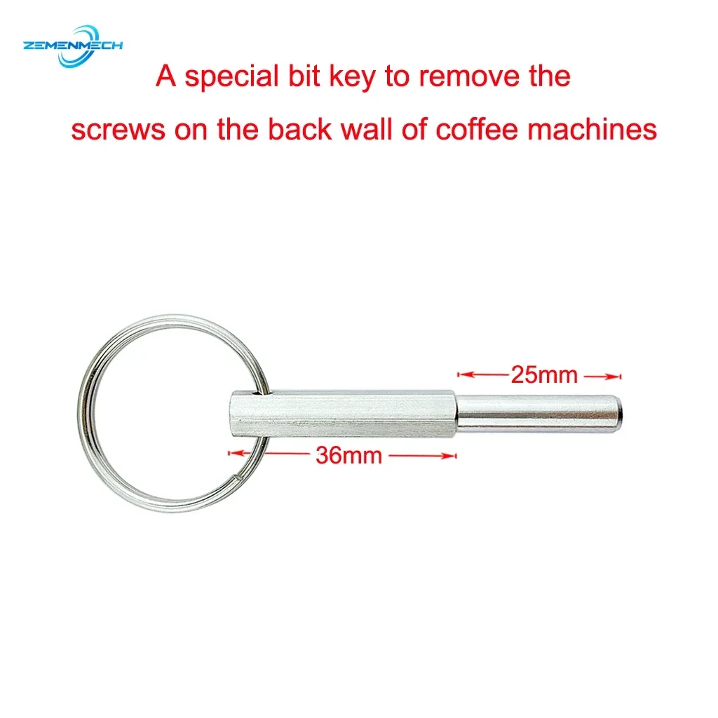 316 Stainless Steel Repair Security Tool Key Open Security Oval Head Screws Special Bit Key Removal Service for Coffee Machine