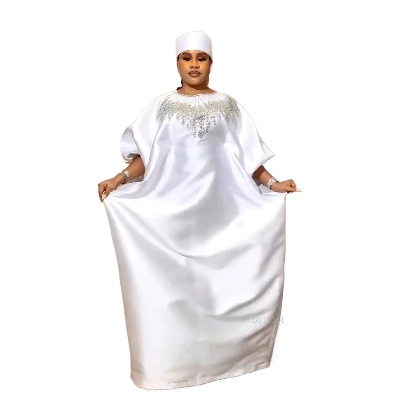 

African Dresses for Women Plus Size Africa Clothes Dashiki Ankara Sequin Outfit Gown Kaftan Muslim Wedding Party Long Maxi Dress