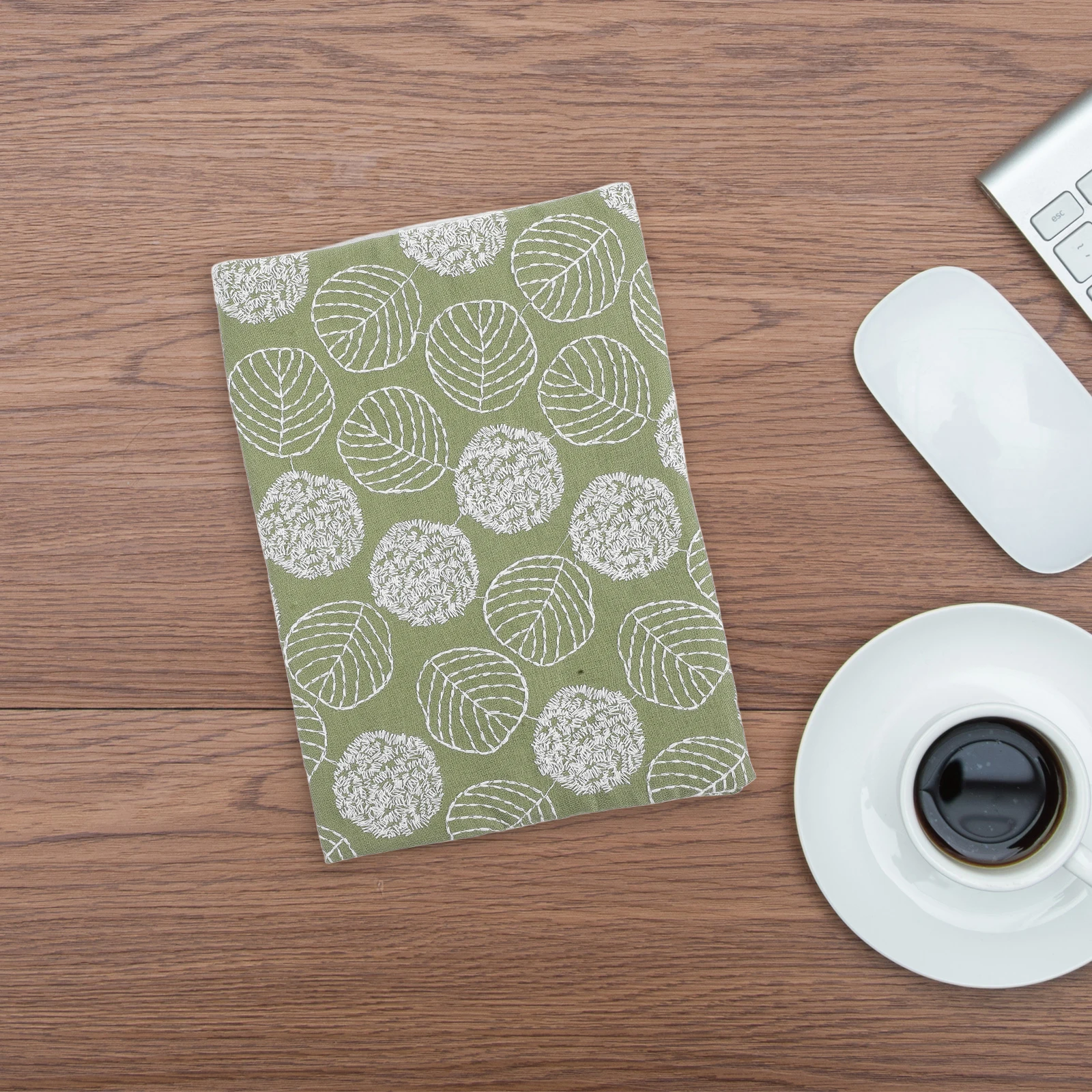 

Stretchable Soft Fabric Book Cover Washable Reusable Protector for Journals Notebooks Planners A5 Stylish Sleeve