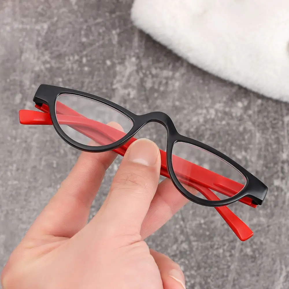 Cat Eye Reading Glasses Women Men Small Frame Glasses Lightweight Clear Lens Presbyopic Eyeglasses Spectacles Eyewear +0~+3.5