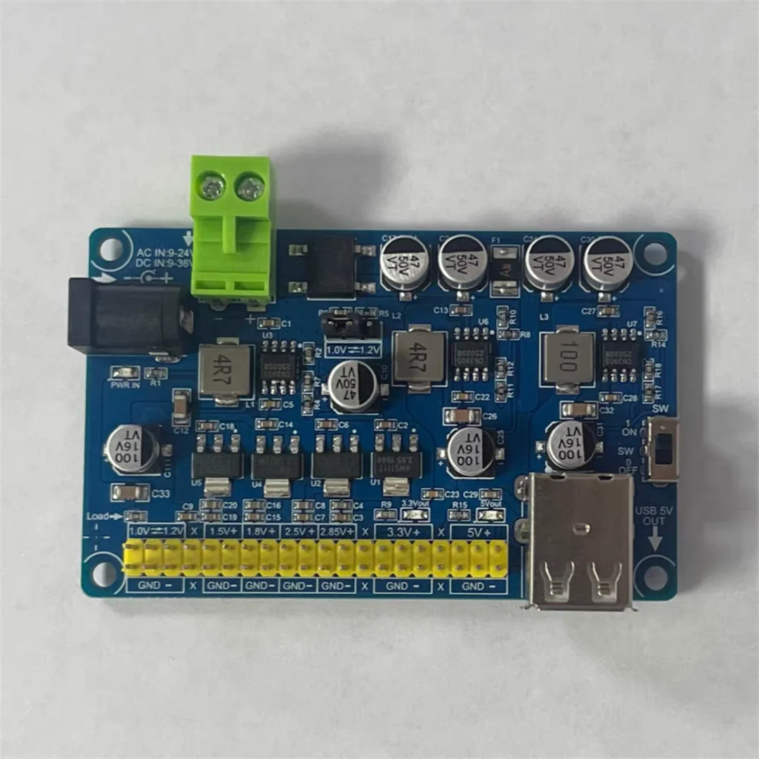 1.0V1.2V3.35V Multi channel Linear Stabilized Power Supply Module 2.8V2.5V1.8V1.5V Reduced Voltage DCDC