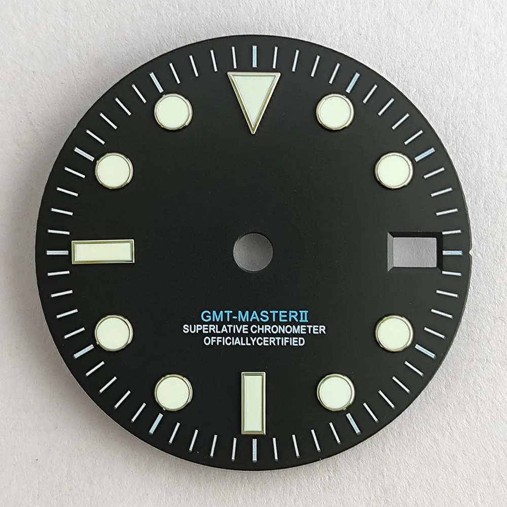 NH34 watch dial GMT red blue green NH34 dial suitable for NH34 movement watch accessories